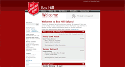 Desktop Screenshot of boxhill.salvationarmy.org.au