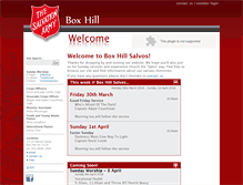 Tablet Screenshot of boxhill.salvationarmy.org.au