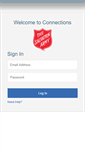 Mobile Screenshot of connections.salvationarmy.org